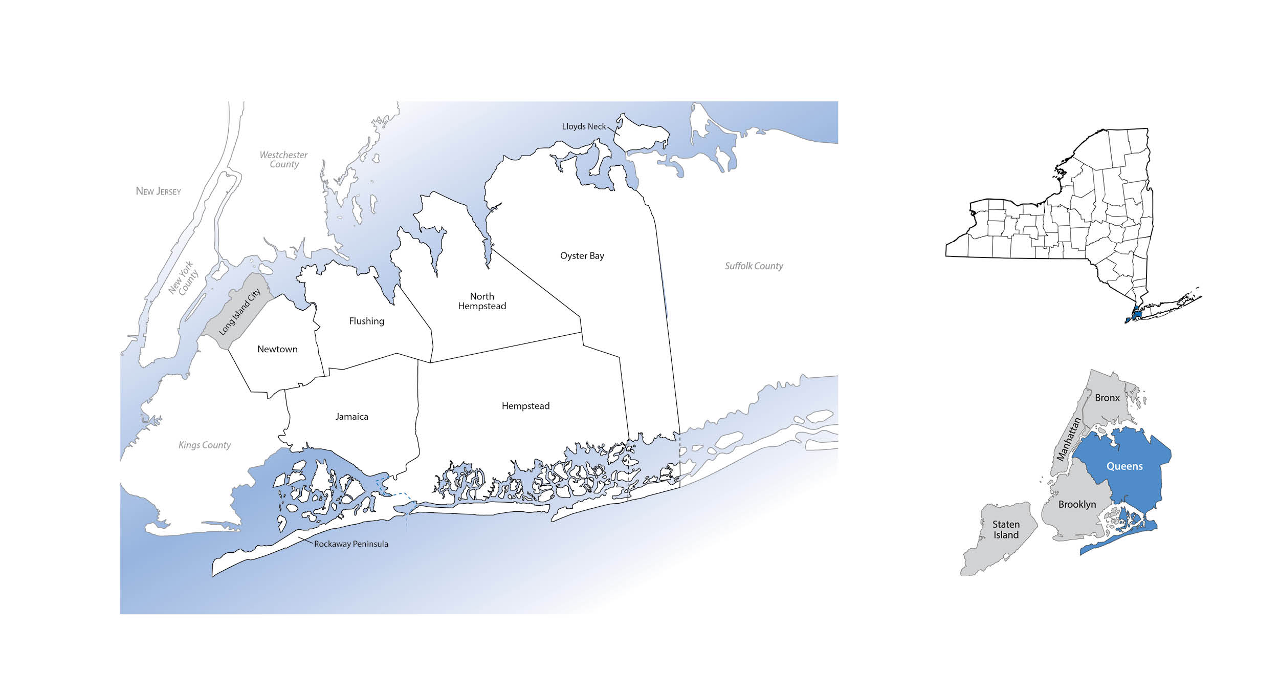 Queens County Map