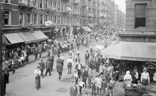 New York City market scene