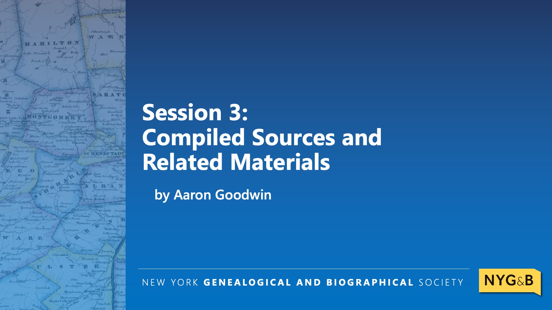 Cover slide for Compiled Sources and Related Materials