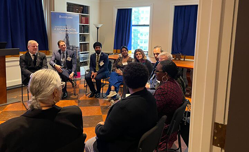 Group discussion at NYG&B Ed. Center