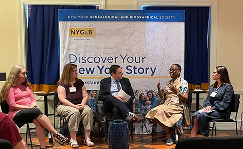 Group discussion at NYG&B Ed. Center