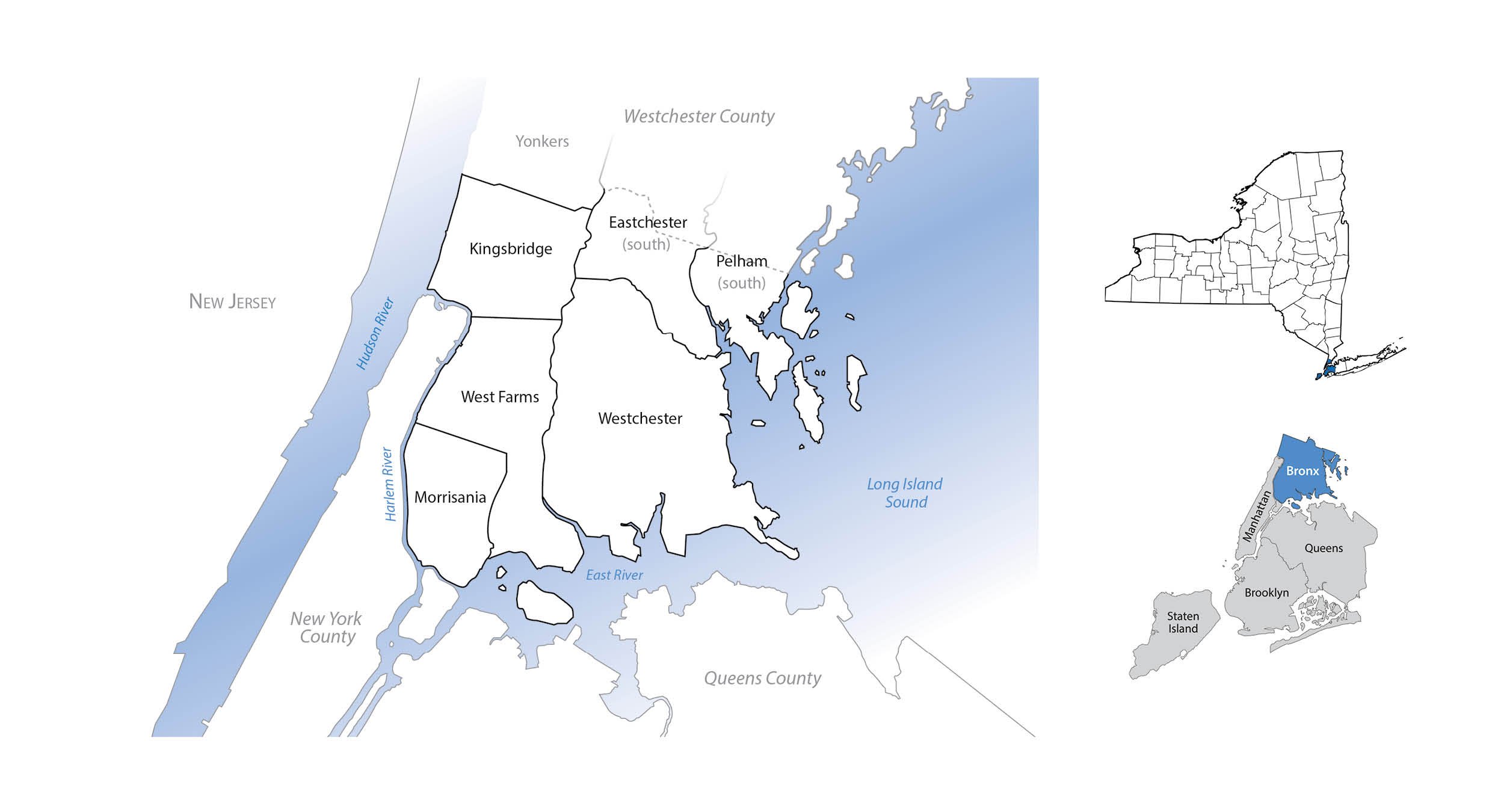 Bronx County Map