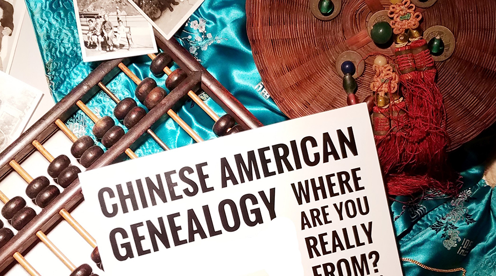 Chinese American Genealogy 'where are you really from' photo with abacus