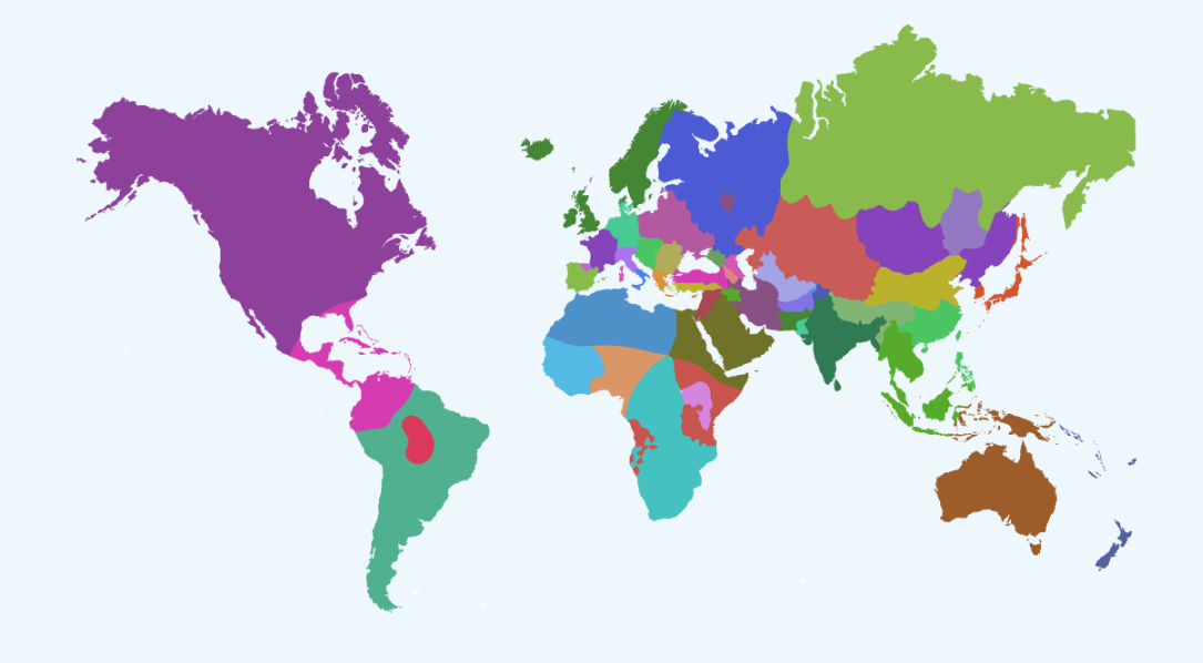 Living DNA World Map