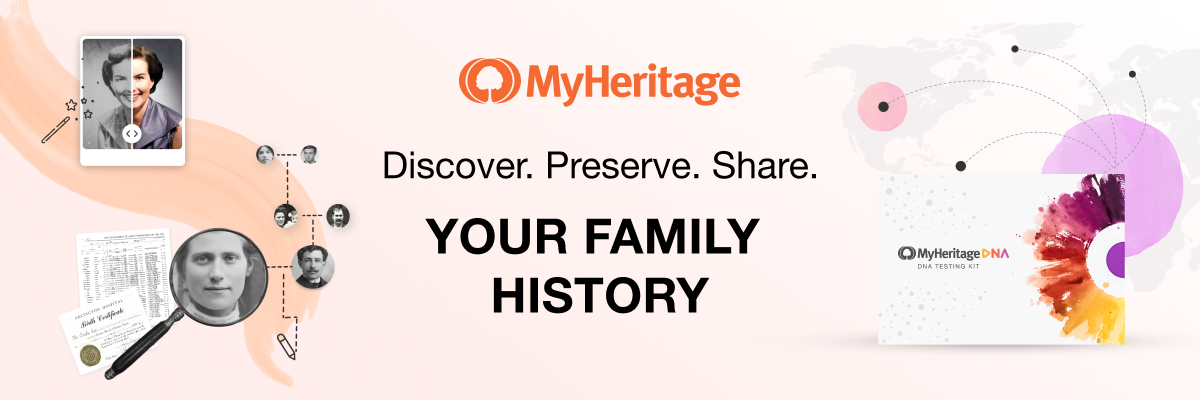 MyHeritage Banner