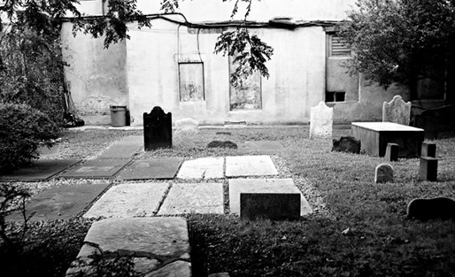 Small cemetery plots in Manhattan