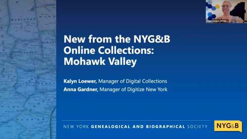 New from the NYG&B Online Collections: Mohawk Valley