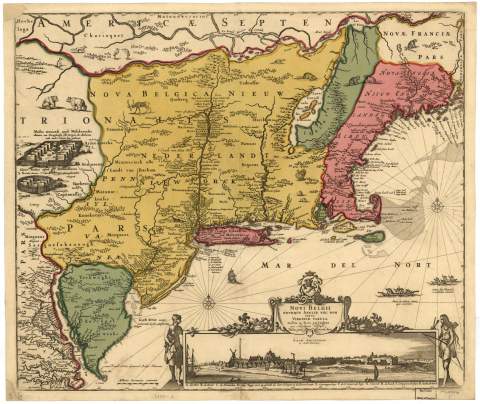 Map of New Netherland