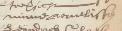 Signature of Minne Cornelis, 29 October 1636