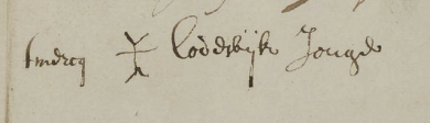 Second signature of Lodewijk Jongh