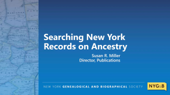 Searching New York Records on Ancestry