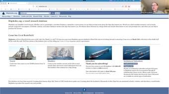 Peter McCracken presenting ShipIndex.org