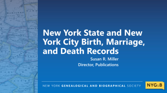 New York State and New York City Birth, Marriage, and Death Records (Thumbnail)