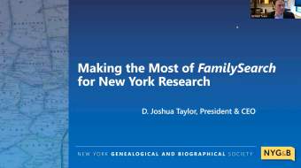 Making the Most of FamilySearch for New York Research